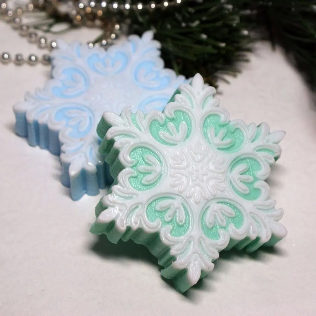 2D Siliconen Mal Sneeuwvlokje Fairytale